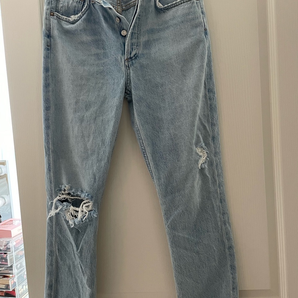 Agolde Riley jeans like brand new.